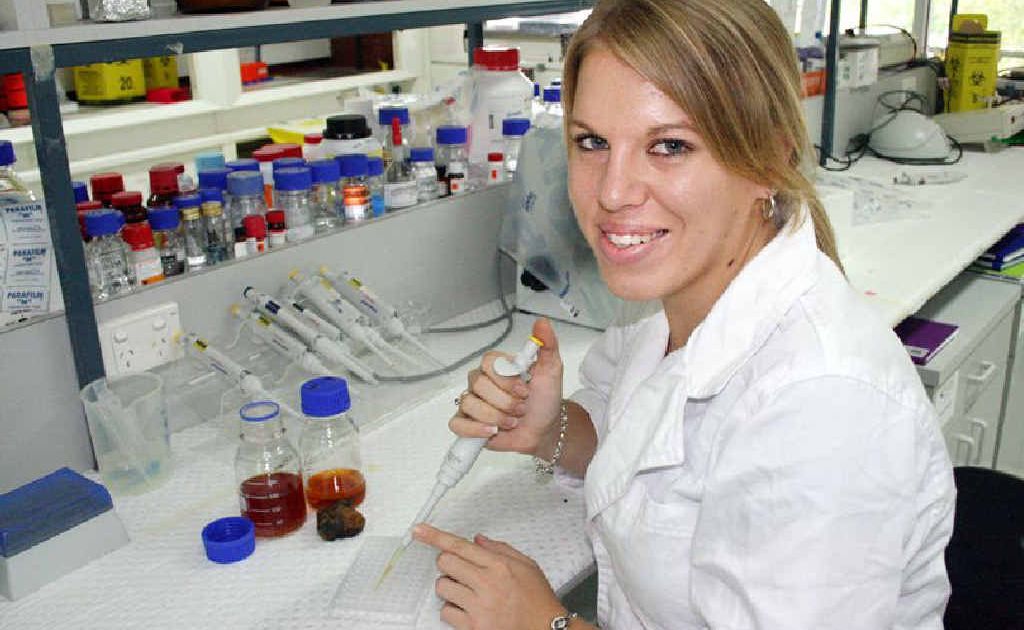 PhD student Karina Hamilton was awarded a $75,000 grant. The 21-year-old has already published a scientific article. PhD student Karina Hamilton was awarded a $75,000 grant. The 21-year-old has already published a scientific article.